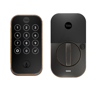 Yale Pro 2 Keyed Touchscreen Keypad Lock with Bluetooth, No Smart Module, Oil-Rubbed Bronze